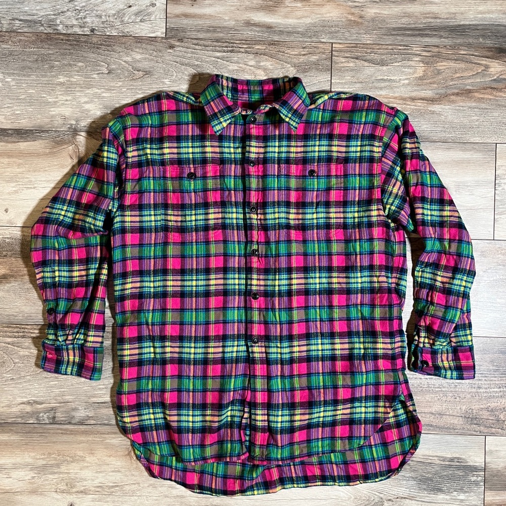 Multicolor Ralph Lauren Polo Plaid Men's Flannel
